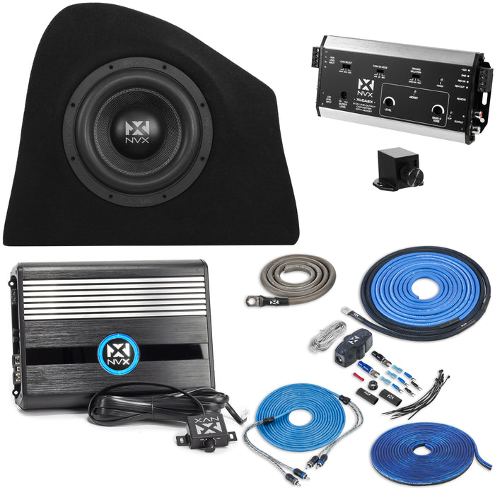 2006-2013 Lexus IS250/IS350/ISF Bass Package - Includes 10" 800W RMS Subwoofer, Custom Enclosure, Monoblock Amplifier, Line Out Converter and Complete Wiring Kit (PBK-LEX-IS0613-VCW104)