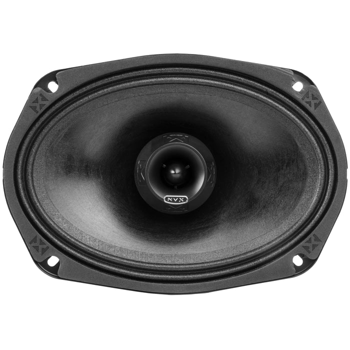 VPRO69 550W Peak (275W RMS) 6" x 9" V-Series Pro 2-Way Water Resistant Coaxial Loudspeaker with Bullet Tweeter