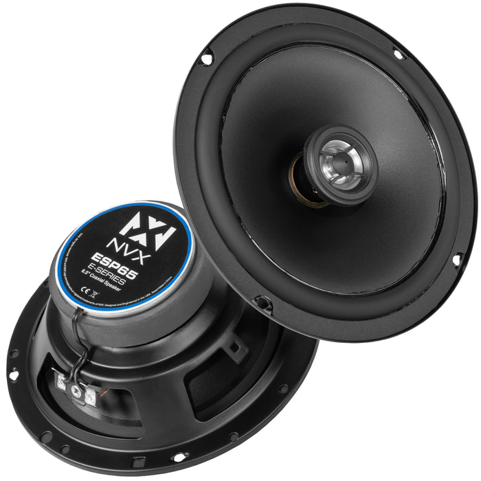 ESP65 360W Peak (120W RMS) 6.5" E-Series 2-Way Coaxial Speakers with 13mm PEI Dome Tweeters