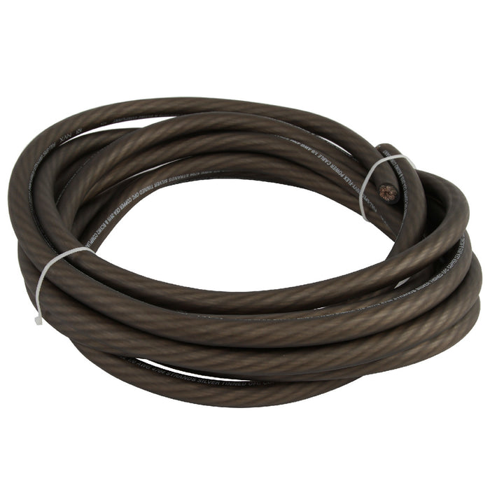 XW0BK5 5 ft. of Frosted Black 1/0-Gauge True Spec 100% Oxygen-Free Copper EnvyFlex Power/Ground Wire