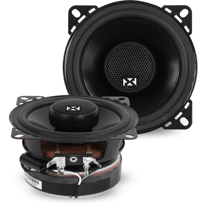 VSP4 450W Peak (150W RMS) 4" V-Series 2-Way Coaxial Car Speakers with 25mm Silk Dome Tweeters