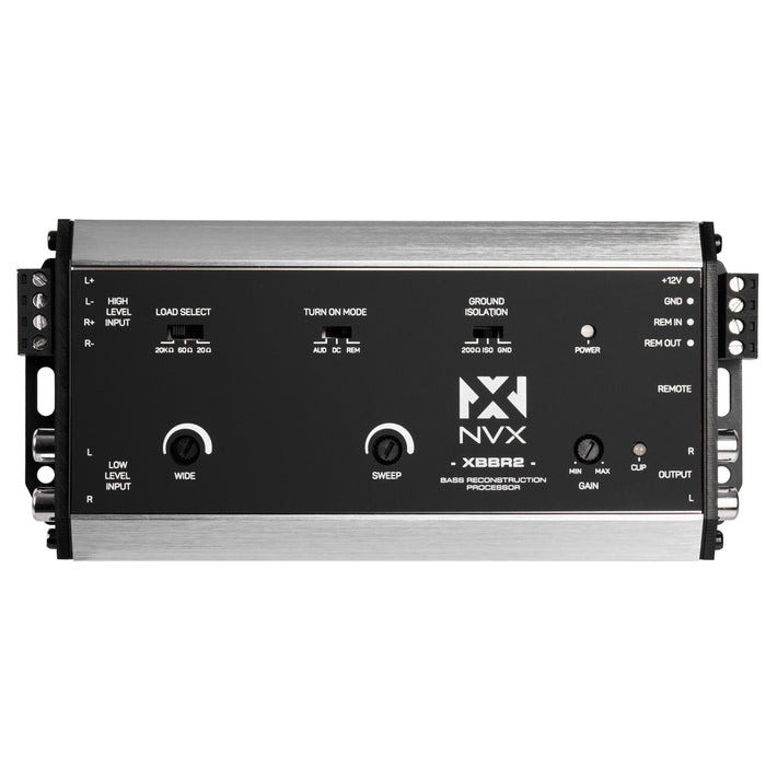 XBBR2 2-Channel Bass Restoration Processor and Line Output Converter with Impedance Matching and Remote Level Control