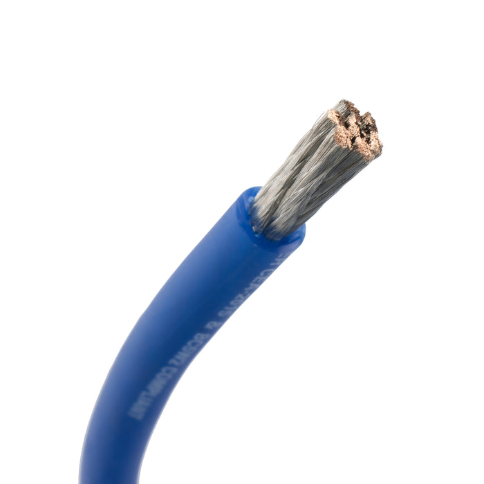 XW4BL50 50 ft. of Frosted Blue 4-Gauge True Spec 100% Oxygen-Free Copper EnvyFlex Power/Ground Wire